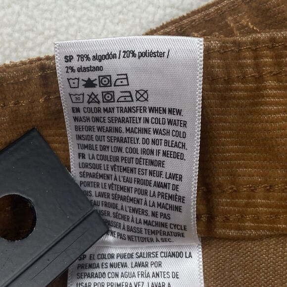 American Eagle A Line Skirt Womens 14 Reg High Rise Super Stretch Corduroy Mini - Picture 7 of 12